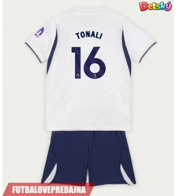 Lacne Dětský Futbalové dres Tottenham Hotspur Sandro Tonali #16 2026-27 Krátky Rukáv - Domáci (+ trenírky)